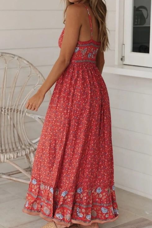 printed-maxi-cami-dress OhSoStyled - Sophia's Style in Black-3